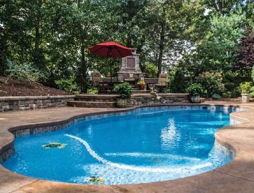 Freeform Shaped Swimming Pools Manufacturer in Agra